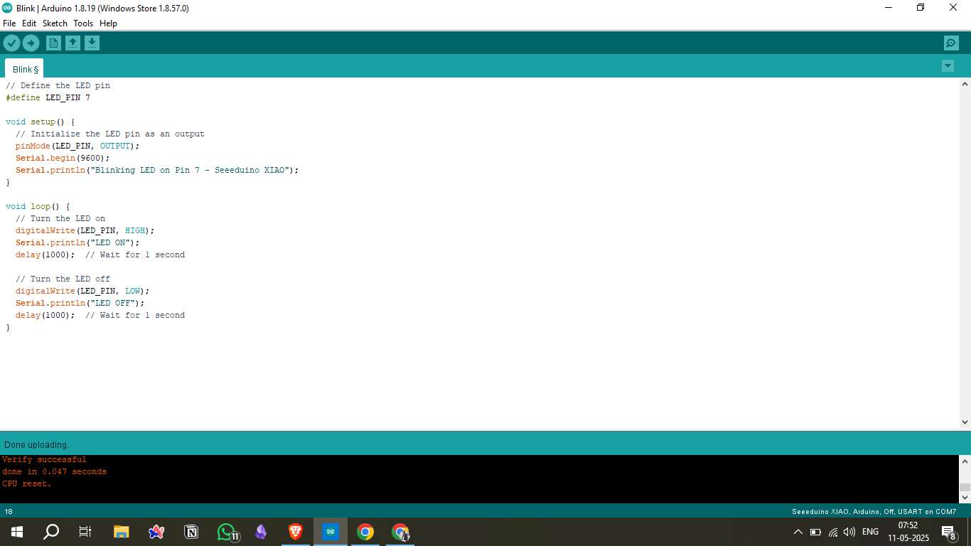 Uploading Code